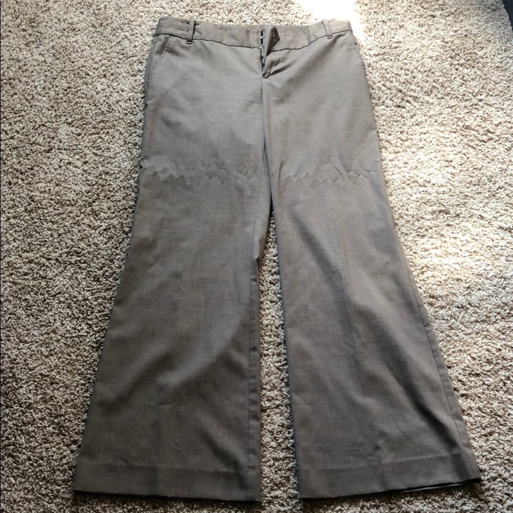 Wide leg lightweight trouser